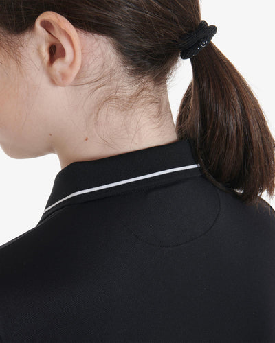 Kids' slim fit polo shirt in antibacterial technical fabric