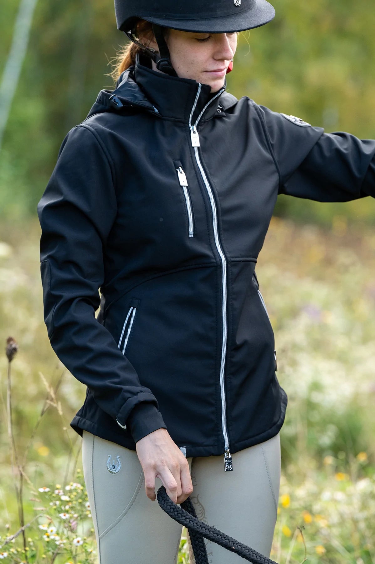 Leveza BROMONT BLACK SOFTSHELL JACKET