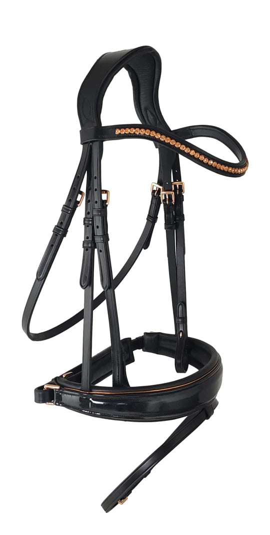 MRS REGULAR ITALIAN LEATHER BRIDLE - ROSÉ