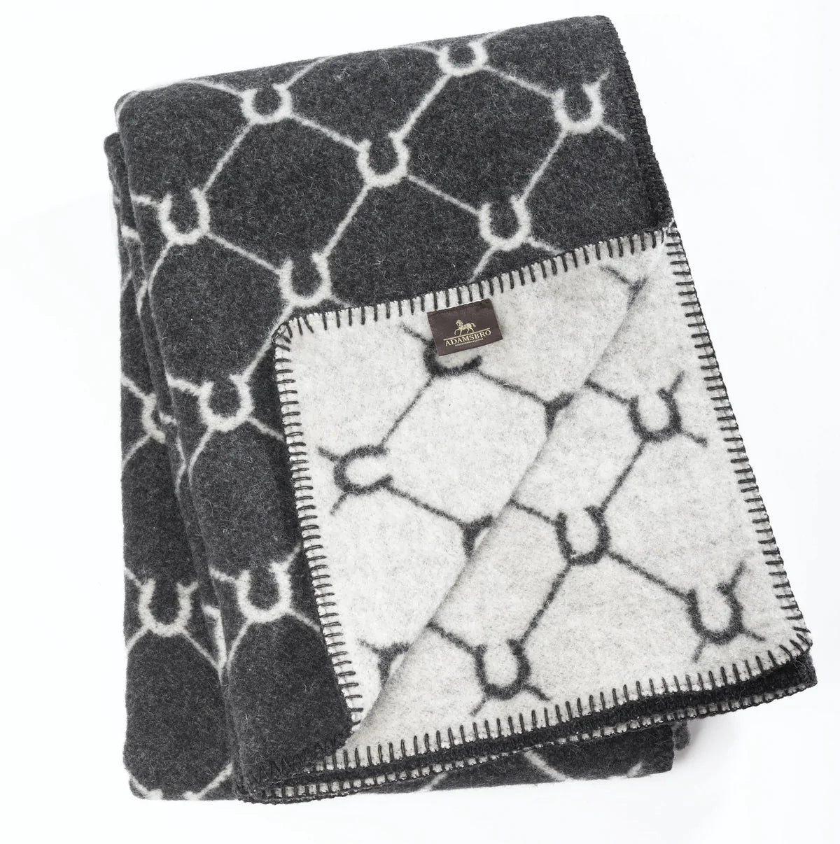 LUXE MERINO THROW BLACK