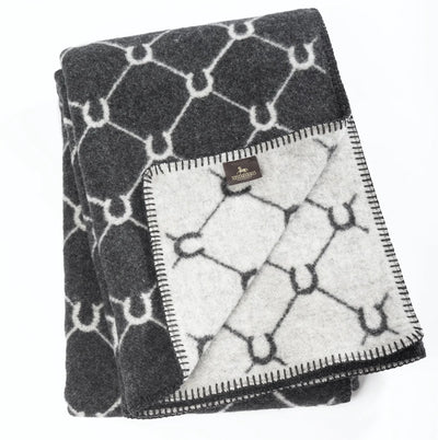 LUXE MERINO THROW BLACK