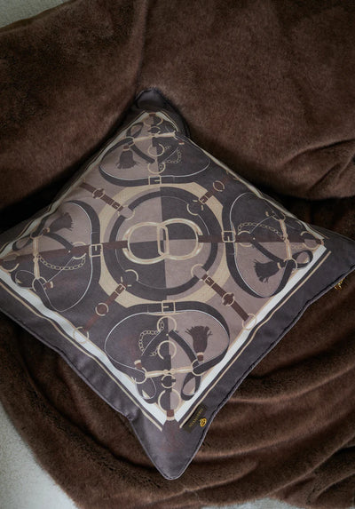 EQUILUSSO CUSHION BROWN