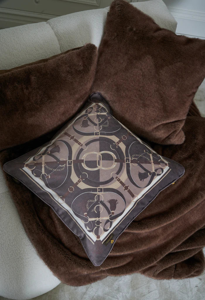 EQUILUSSO CUSHION BROWN