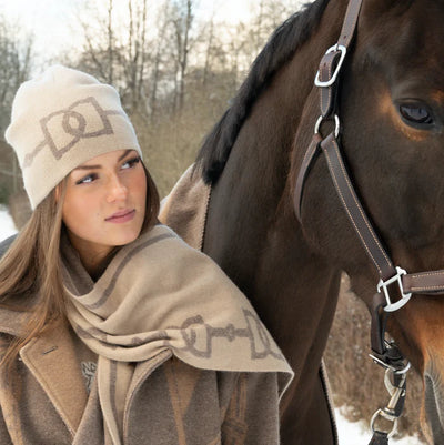BEANIE & SCARF SET CAMEL