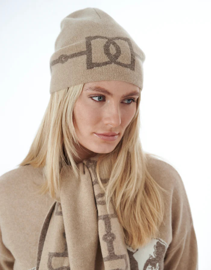 BEANIE & SCARF SET CAMEL