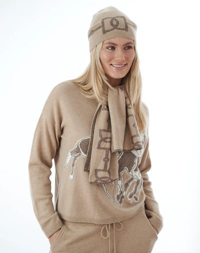 ADAMSBRO Cashmere Sweater Camel Medium