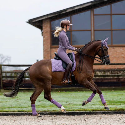 MRS ICONIC DRESSAGE SADDLE PAD - SMOKEY PURPLE