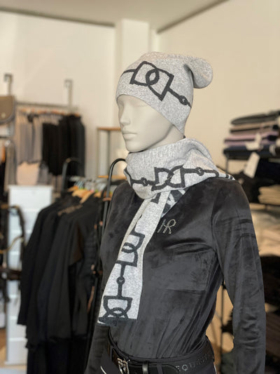 BEANIE & SCARF SET GREY